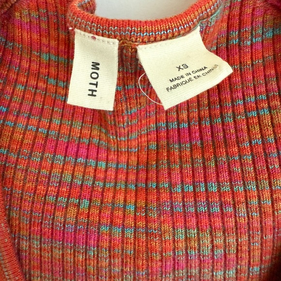 Moth by Anthropologie Ribbed Short Sleeve Sweater - Picture 6 of 7
